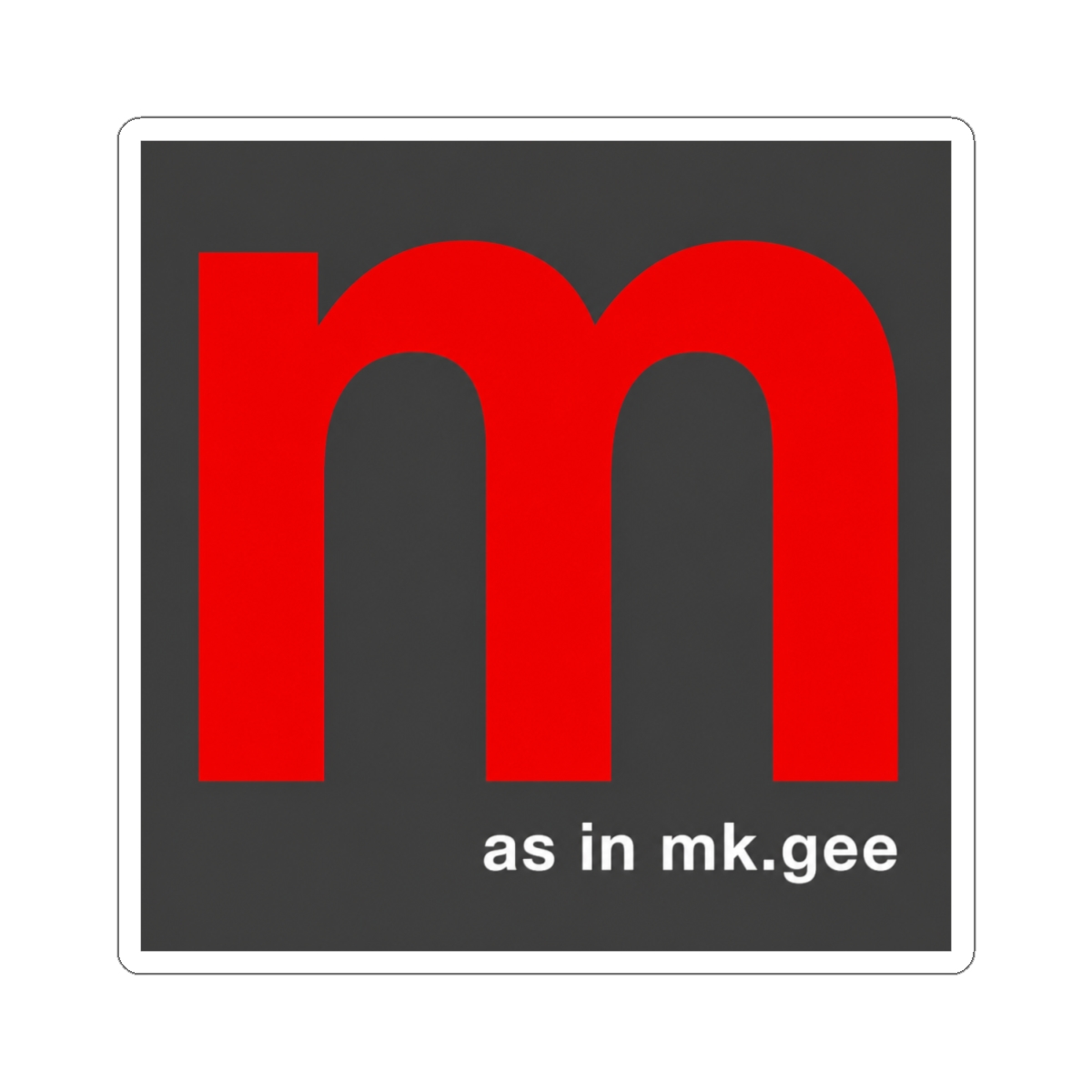Mk.gee Two Star & The Dream Police Sticker - alternate angle 1, merchandise